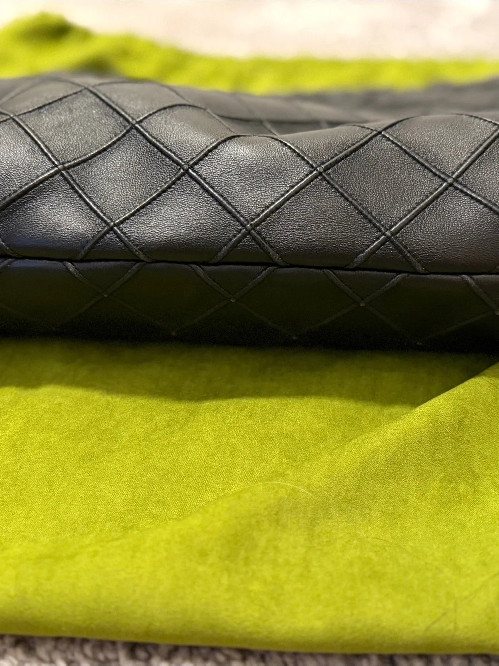 Tory Burch Black Fleming Quilted Leather Hobo Bag